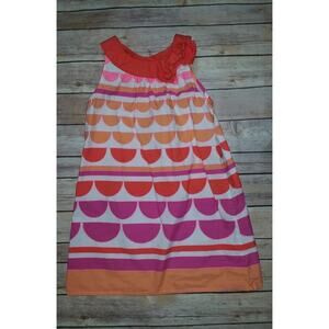 Gymboree Sleeveless Orange Purple Dress Size 6